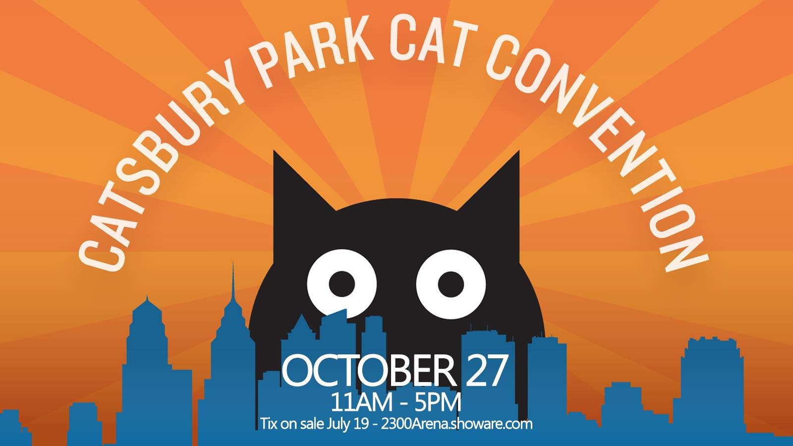 Come see Kitty Rotten at the Catsbury Park Cat Convention in Philadelphia on October 27th!